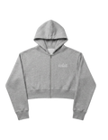 Cropped Zipped Hoodie